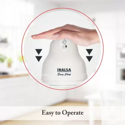 Inalsa Easy Chop Vegetable & Fruit Chopper  (User Manual, Warranty Card, Chopper Set With Blade & Whisker) Inalsa Easy Chop Vegetable & Fruit Chopper  (User Manual, Warranty Card, Chopper Set With Blade & Whisker)